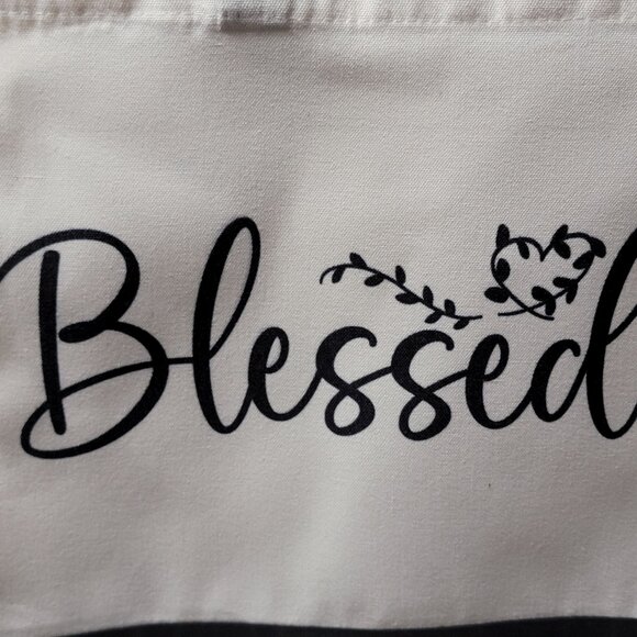 Be Blessed Butterfly Canvas Tote Bag - Picture 2 of 4